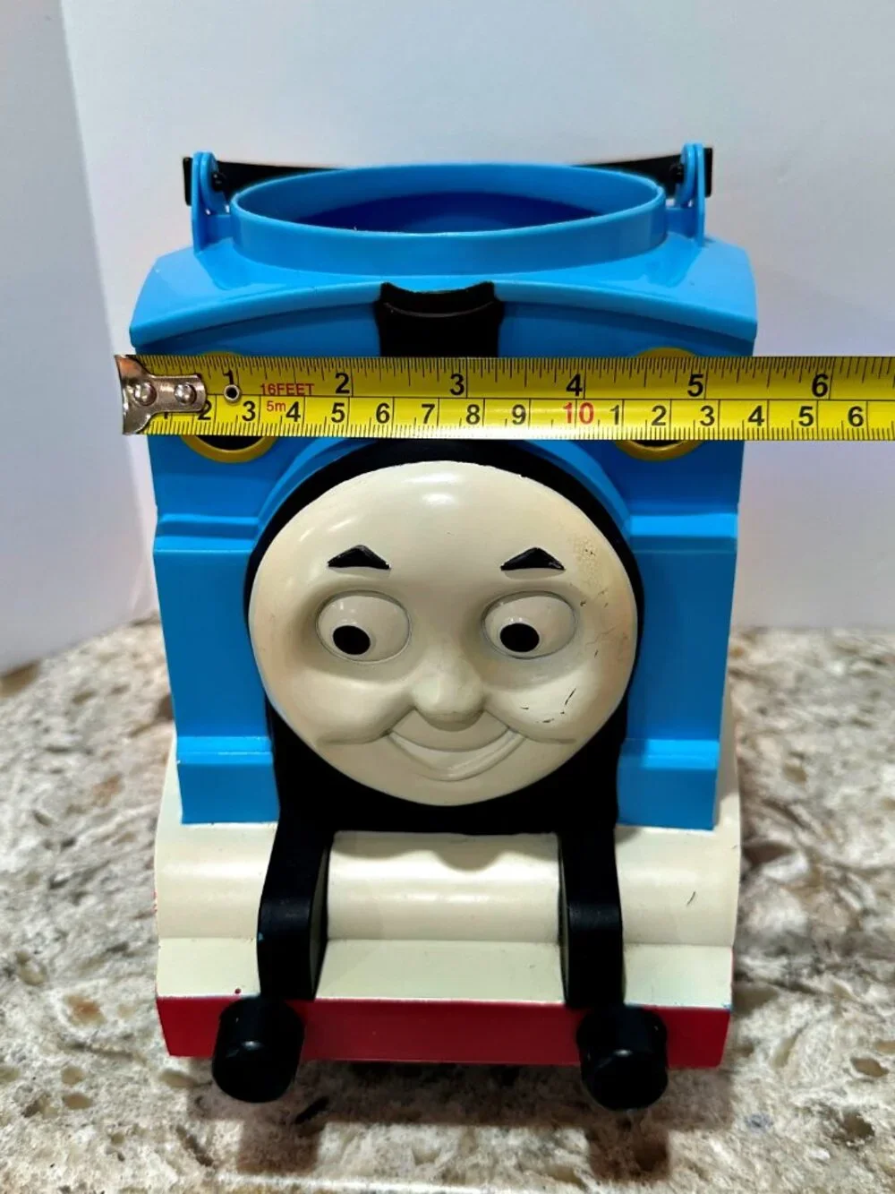 Vintage Thomas and Friends Train Folding HALLOWEEN Candy Bucket Pail 2006